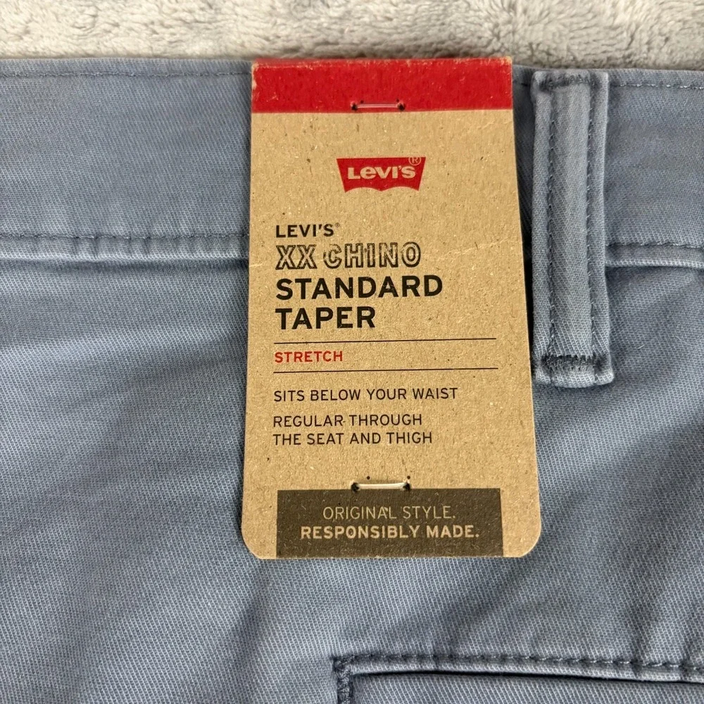 Levi's XX Chino Standard Taper Pants - NWT Mens 56x32 Dusty Blue - #46201-FL5